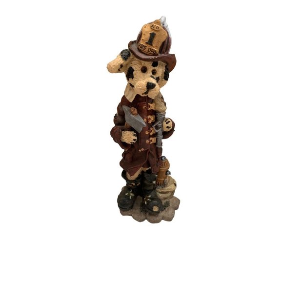 Boyds Bears & Friends "Sparky McPlug" Dalmatian Firefighter Folkstone Collection - Picture 1 of 5